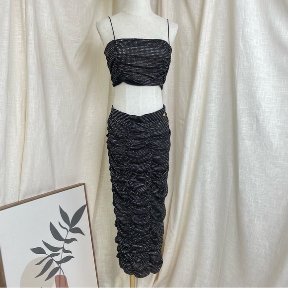 For Love & Lemons For Victoria’s Secret All that Glitter MIDI skirts Set Swiftie - Picture 4 of 12